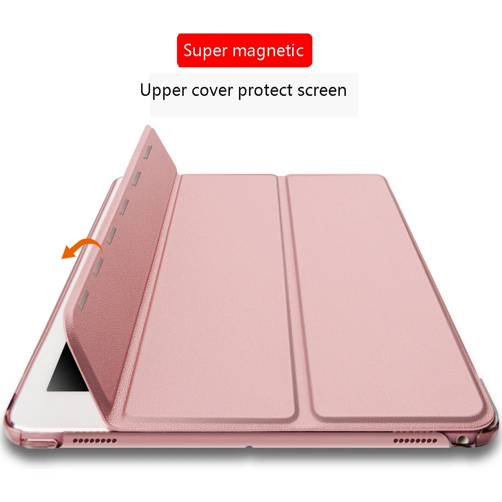 Для iPad Pro 12,9 чехол с лицом ID Funda Магнитный Пробуждение ультра тонкий чехол для смарт-телефона Поддержка прикрепить заряд A1876 A1895 a1983