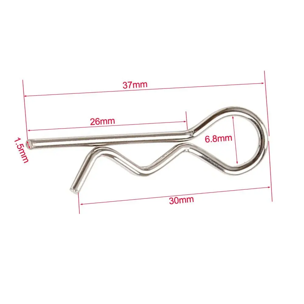 Универсальные клипсы для кузова радиоуправляемого автомобиля 100 шт.|truck body parts|truck