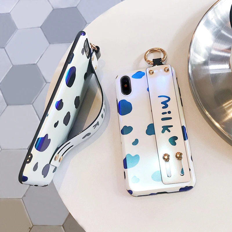 GlamPhoneCase чехол для iPhone X чехол для iPhone 6 6 S 7 8 Plus Blu-Ray Мультфильм задняя крышка модный ремешок Капа