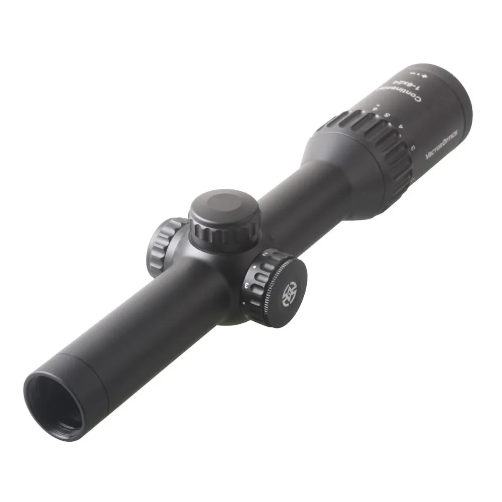 Vector Optics Continental HD 1-6x24 Hunting Clear View Riflescope Rifle Scope Center Dot Illuminated German System Dawn | Спорт и