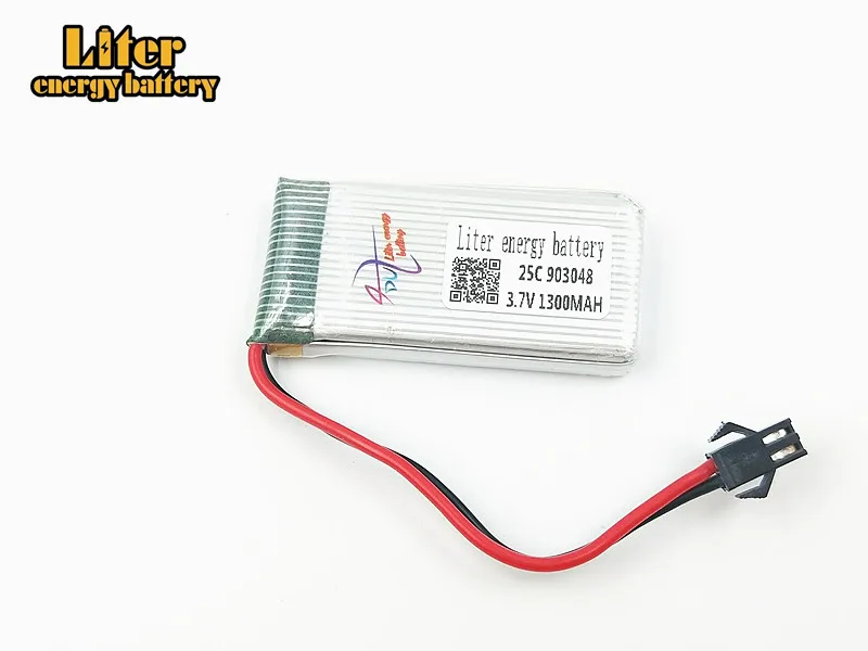 3.7V 1300mAH Lipo Battery For Remote Control Helicopter batteries 1300mah lipo battery SM plug Li-po 903048 25c | Электроника