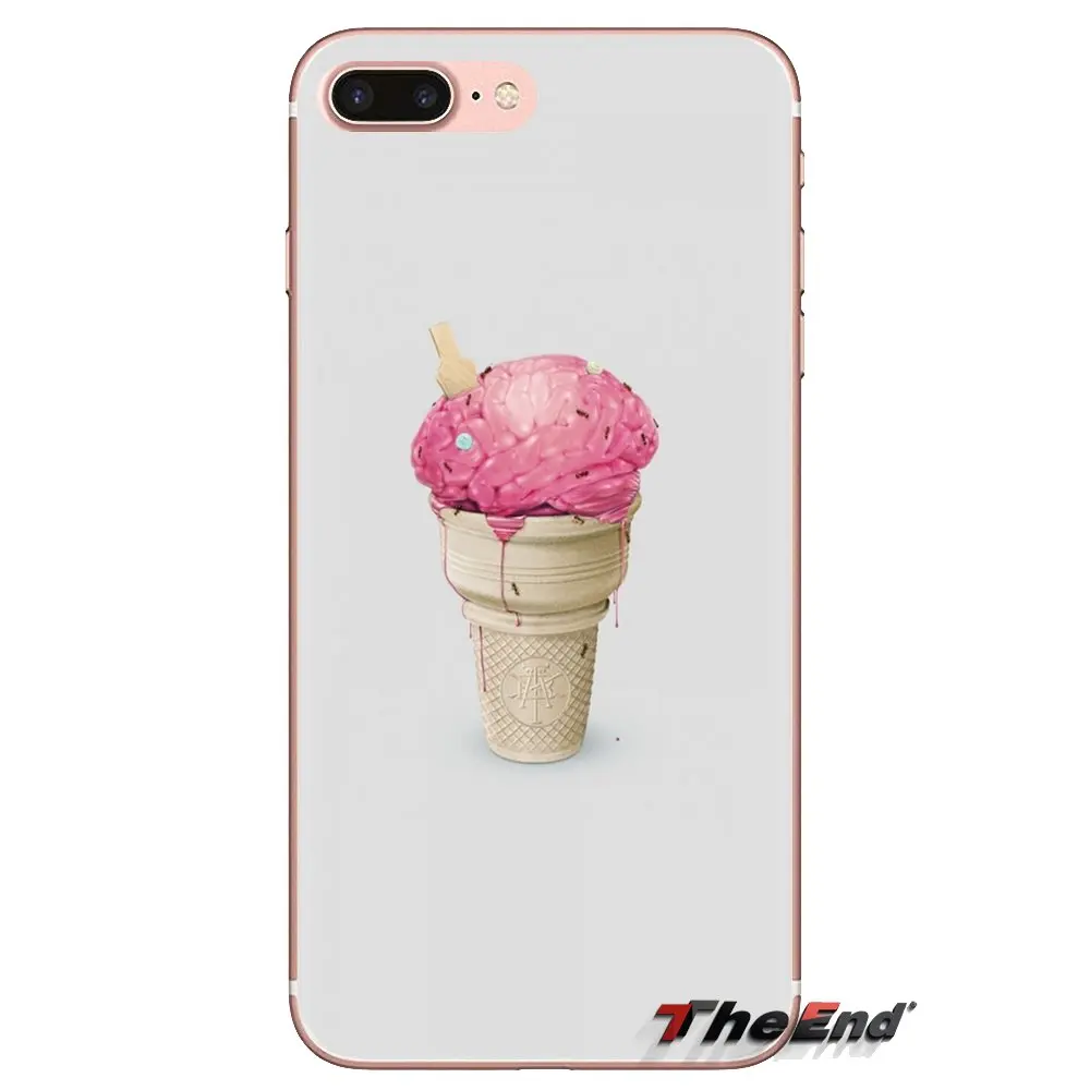 Transparent Soft Cases Covers Brain For LG Spirit Motorola Moto X4 E4 E5 G5 G5S G6 Z Z2 Z3 G2 G3 C Play Plus Mini |