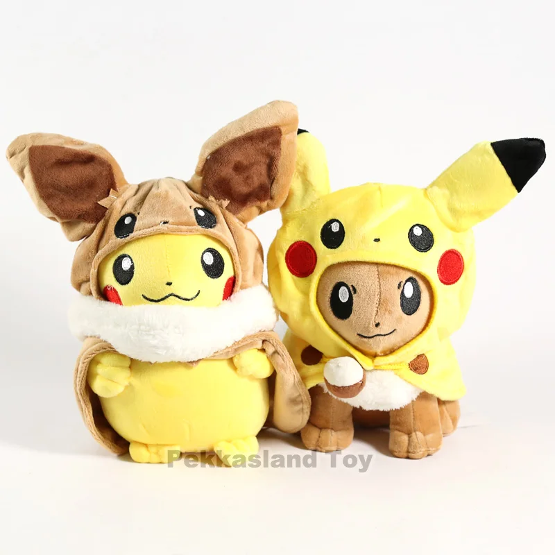 Животные Косплей Eevee плюшевые мягкие куклы Eevee Cos игрушка детский подарок