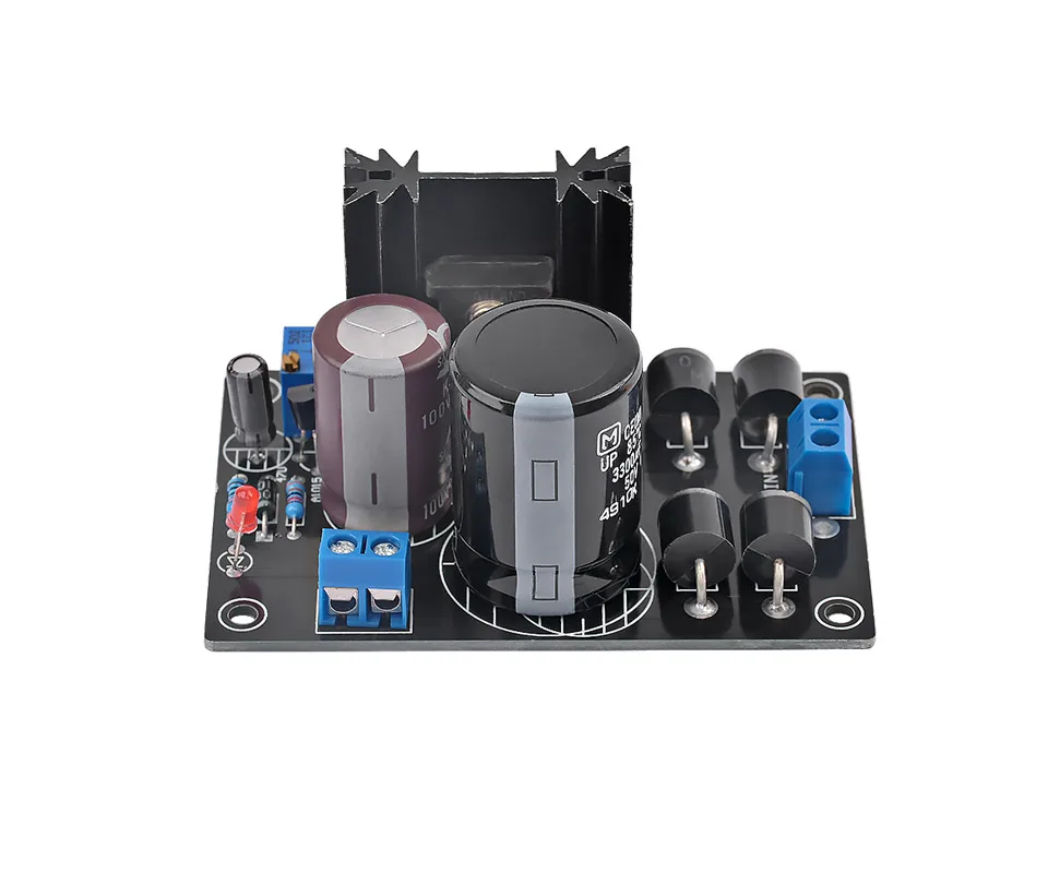 AIYIMA IT1083 источник питания 0-34VAC LT1083CP LT1083 Регулируемый блок питания плата линейной мощности для HIFI усилителя