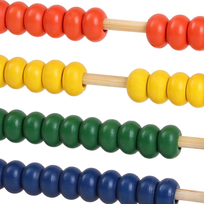 Деревянные Abacus Монтессори Обучающие игрушки Мини Калькулятор бусы Обучающие математические игрушки цифры подсчет раннего обучения материал подарок