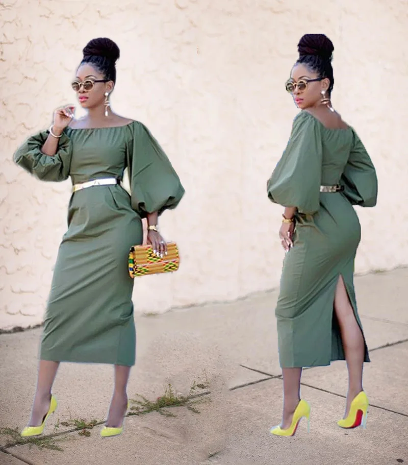 Женские богемные платья Макси с вырезом лодочкой однотонные летние пляжные