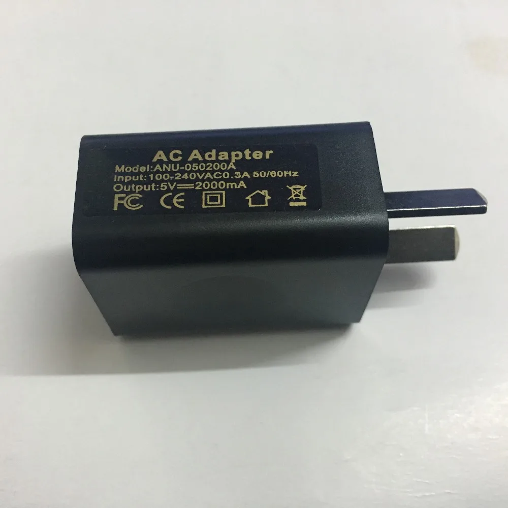 Австралийская вилка 5 В 2 А настенное зарядное устройство с USB-портом вольт ампер