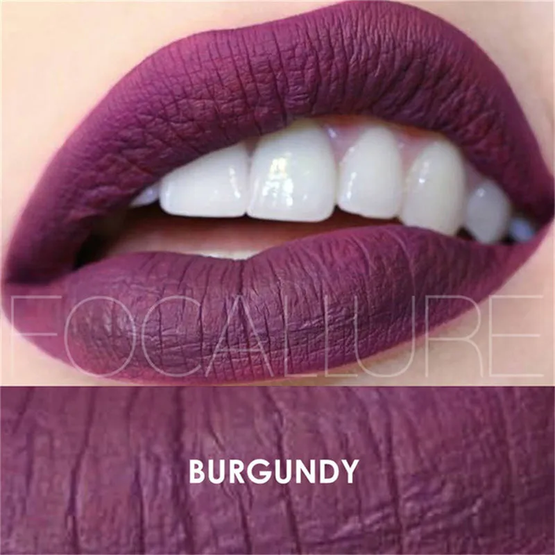 Focallure Matte сексуальный Жидкий блеск для губ матовый Lipsick стойкий Водонепроницаемый Косметический макияж увлажняющий блеск для губ Косметика для макияжа - Цвет: 2