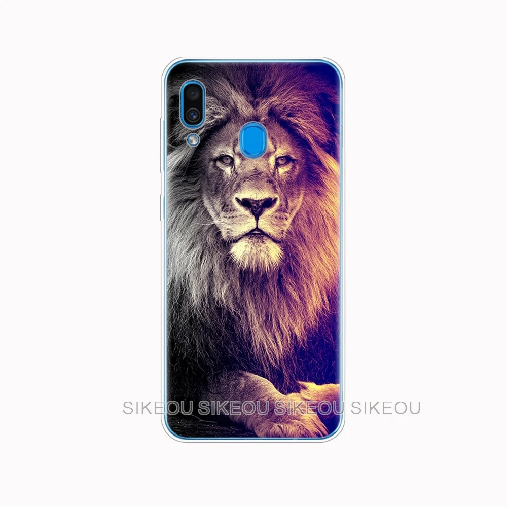 10110 Силиконовый чехол для Samsung Galaxy A50 A10 A30 A30S A40 A70 A 50 бампер для телефона Волк тигр лев леопард медведь - Цвет: 10110