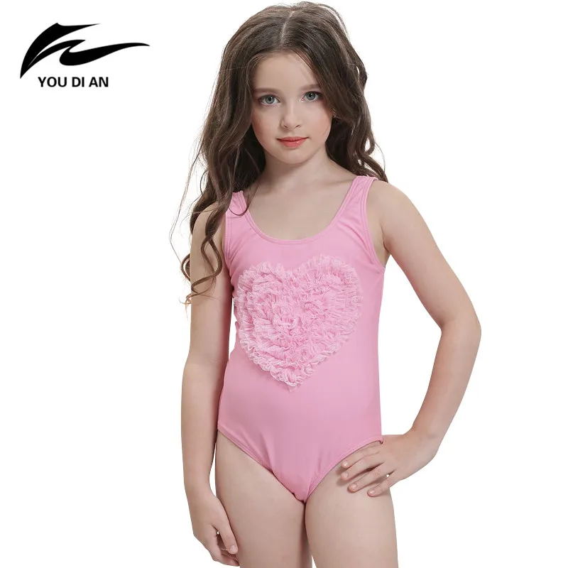 Детский купальный костюм для девочек детский цельный купальник Красивая пляжная