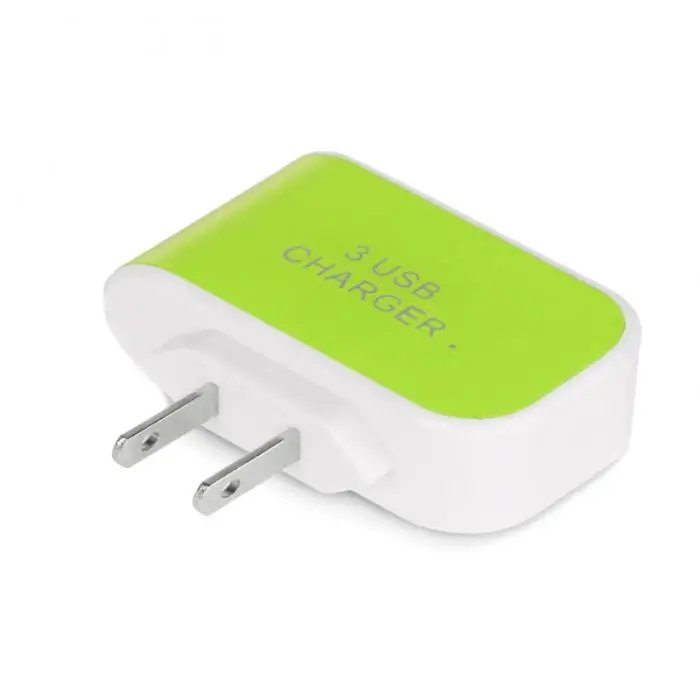 Настенное зарядное устройство станция 3 порта USB портативный высокой эффективности AC мощность для мобильного телефона путешествия JR предложения