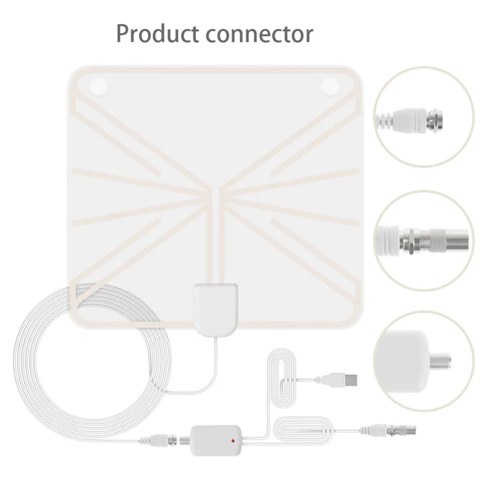 Горячая внутренняя цифровая антенна HD 1080P DVB T2 LNB ТВ антенна тюнера с усилителем для Испании Португалия DVB-T2 DVB T ТВ приемник