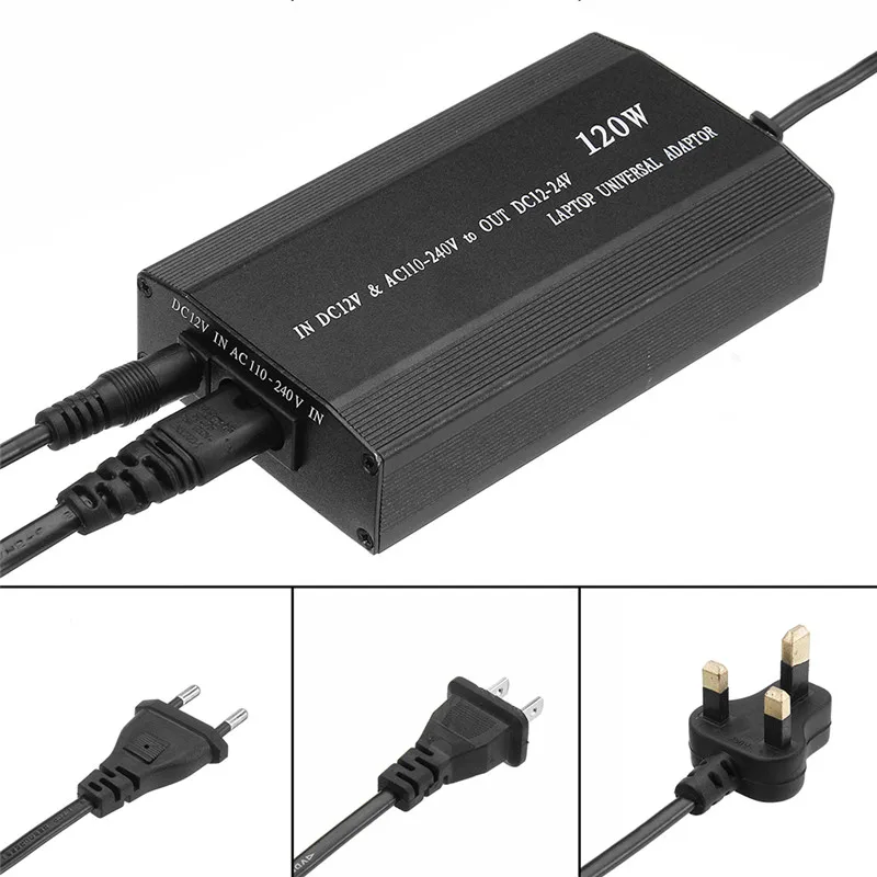 Excellway 120W 12-24V Adjustable Power Supply Adapter AC/DC 5V USB Port for Car/Household | Обустройство дома