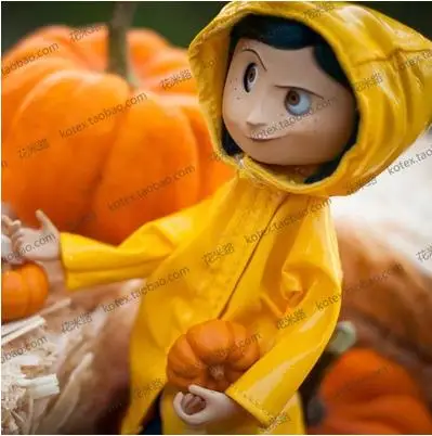 NECA детские игрушки Коралина и секретная дверь куклы фигурка 7 дюймов плащи свитер версия Caroline подарок для девочек - Цвет: Original NECA