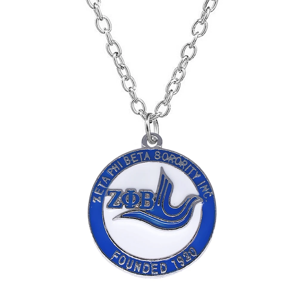 Популярные эмалированные металлические греческие буквы общества ZETA PHI BETA sorority