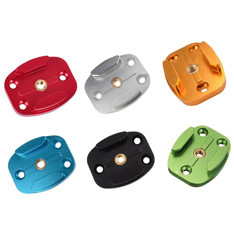 Hot Aluminum CNC Plate Buckle Monte 4 Hold For GoPro HD Hero 2 3 3+ 6 (random color) | Электроника