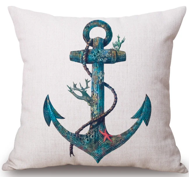 Наволочка для тела с изображением рыбьего Кита осьминога слона льняная