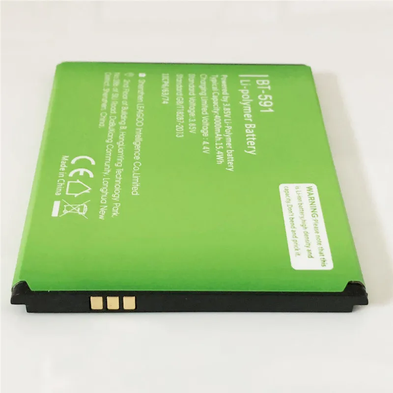 3 85 В 4000 мАч BT-591 для LEAGOO Kiicaa Power аккумулятор Batterie Bateria Batteria batterij Batteri | Мобильные