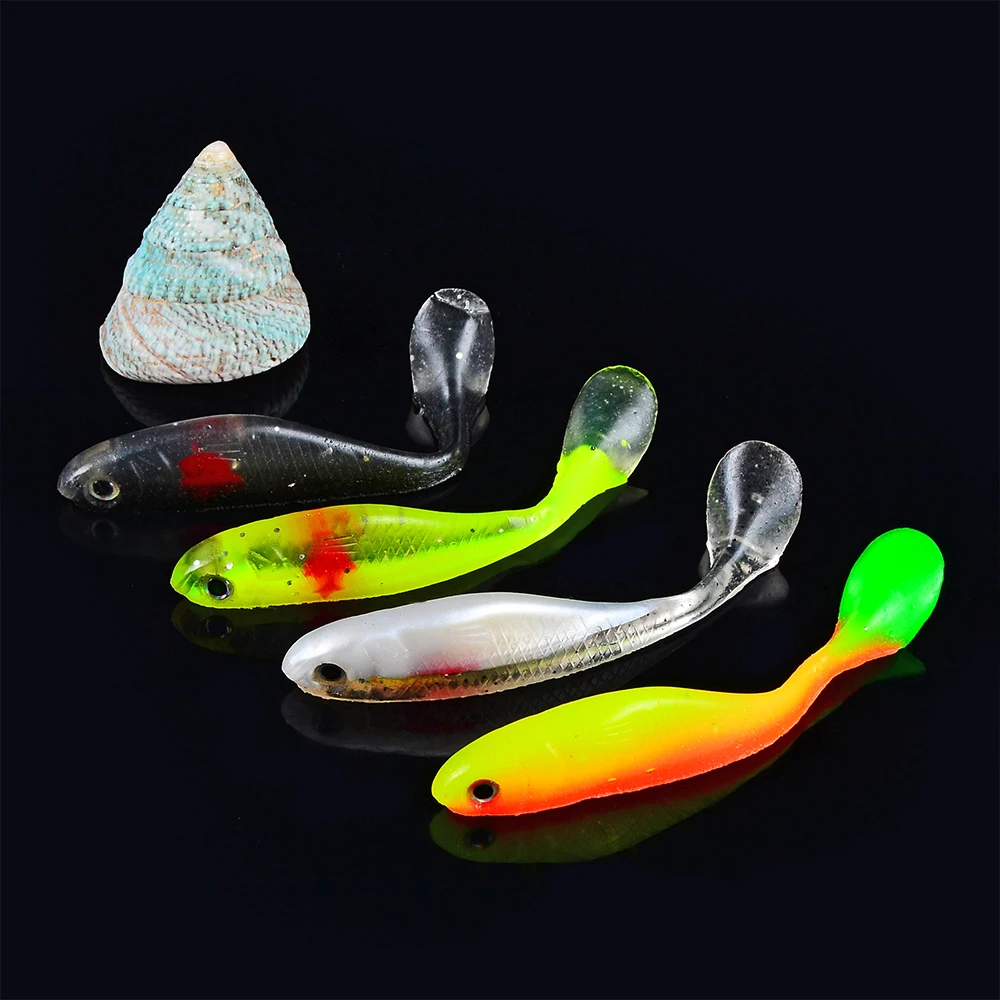 5 шт., приманка для рыбалки 4,8 г/8,8 см, мягкая блесна, Япония Shad Swimbaits Jig Head, приманка для рыбалки, силиконовая резина, 4 цвета, рыболовные снасти