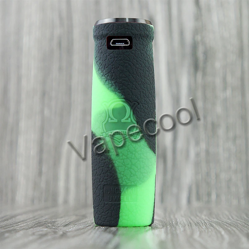 Uwell Nunchaku 80 Вт вейп ручка чехол кожа силиконовый чехол рукав наклейка обертка Нескользящая для Uwell Nunchaku коробка мод Shiled