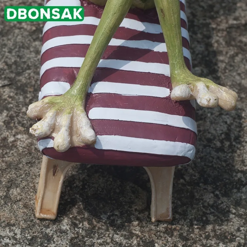 Декоративная лягушка из смолы садовая скульптура лягушки животного для дома