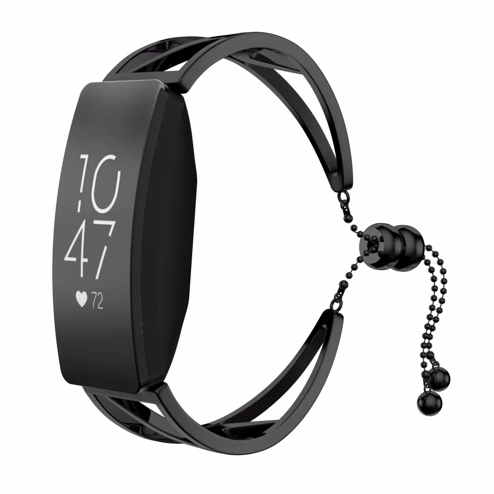 Ремешок для часов из нержавеющей стали Fitbit Inspire Bands Ювелирное Украшение Orname HR