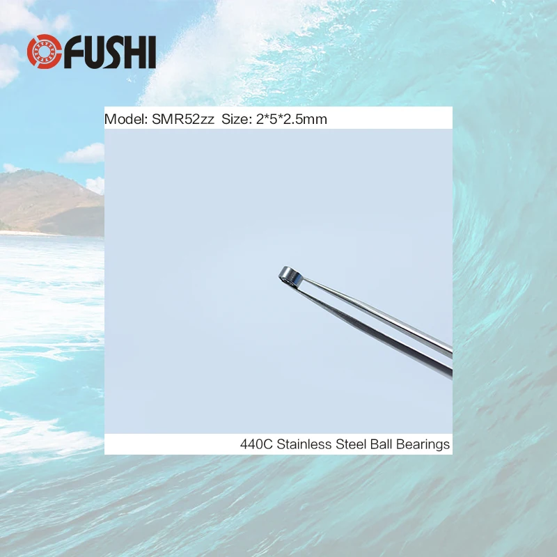 SMR52ZZ подшипник 2*5*2,5 мм(10 шт.) ABEC-1 Нержавеющая сталь шариковые подшипники, экранированный SMR52Z SMR52 Z ZZ