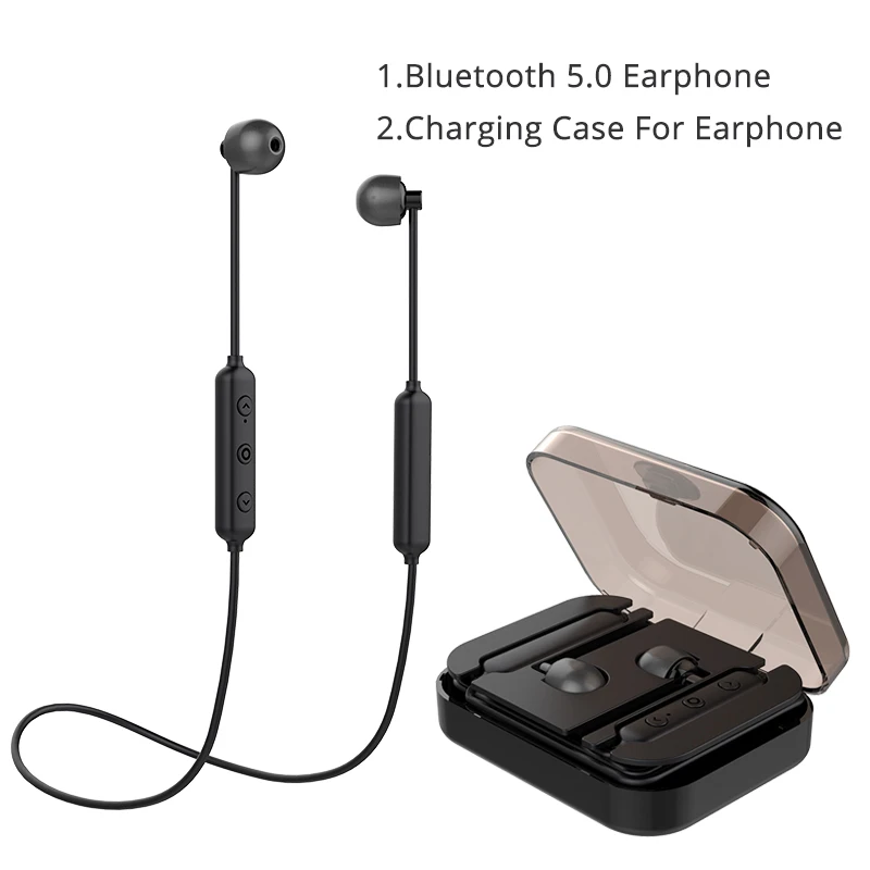 Новое поступление Bluetooth беспроводные наушники в ухо дизайн мощный звук V5.0 светильник наушники для спортзала Спорт Быстрая зарядка