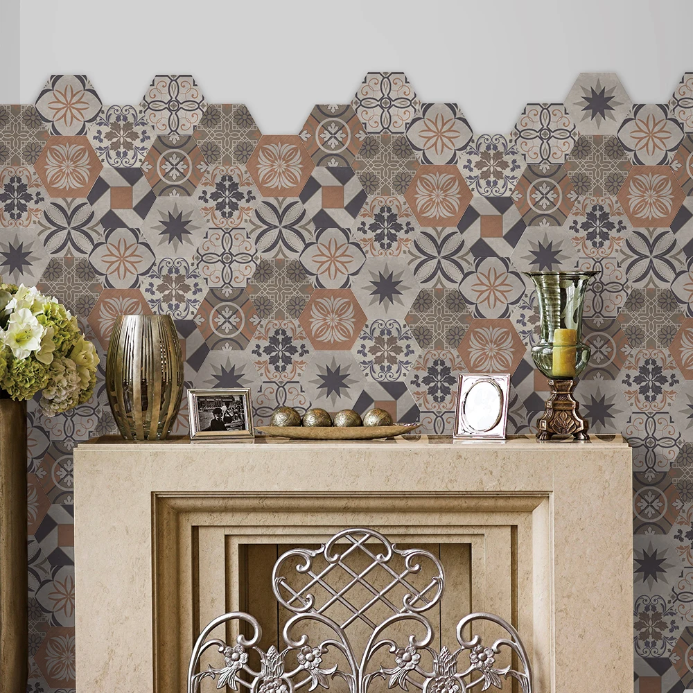 

10 шт./набор, водостойкие наклейки на пол, 20 х23 см