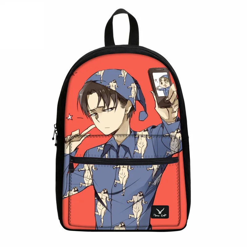 VEEVANV с модным принтом Bookbag детей школьная сумка атака на Титанов холст рюкзак