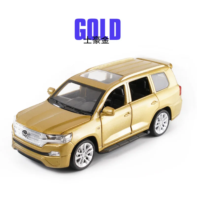 3226G no box Высокая симитация 1:32 TOYOTA LAND CRUISER PRADO металлический сплав Модель автомобиля игрушки с вытягиванием назад для детей подарки на день рождения - Цвет: 3226G no box