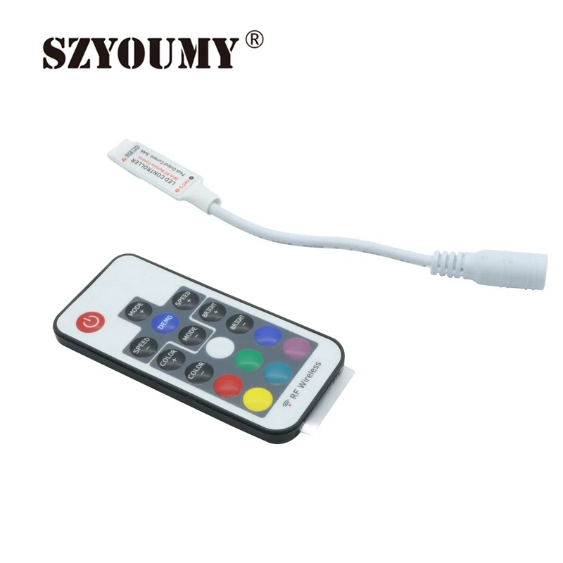 Пульт дистанционного управления SZYOUMY 17 клавиш RGB подсветодиодный ка|Контролеры
