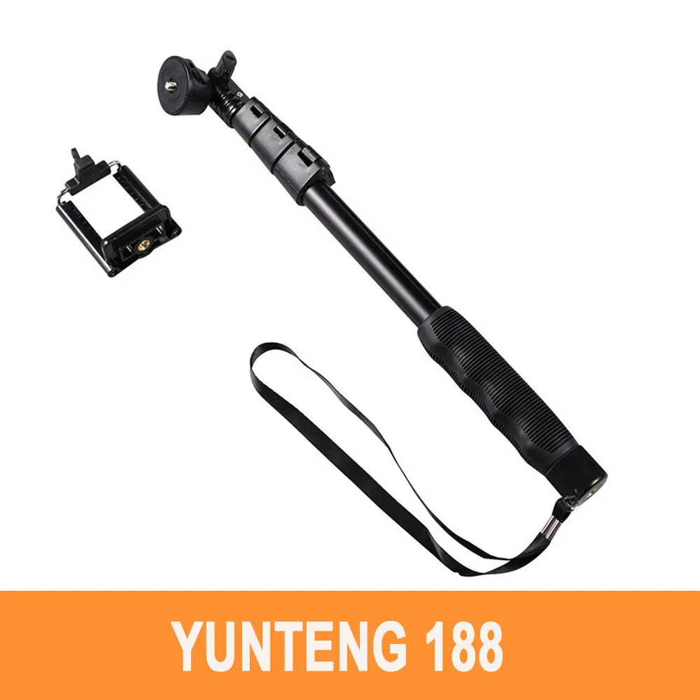 Yunteng 188 ручная Выдвижная полюсная камера для селфи монопод селфи палка штатив для селфи для телефонов iphone 7 8 Gopro 4/5/6/7