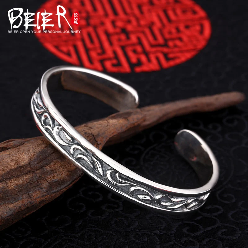 Мужской и женский браслет с винтажным узором Beier романтичный BR925SZ008 | Украшения