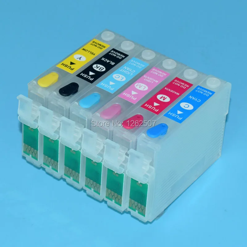 Пустые чернильные картриджи 82N для Epson R230 R390 RX590 R290 R295 RX690 RX610 TX615 принтер с чипом