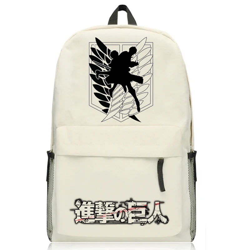 Рюкзак унисекс с героями аниме атака на Титанов|student school bag|bag unisexattack on titan backpack |