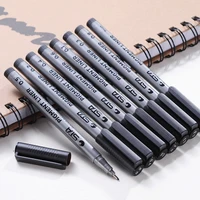 9pcsset black art marker ink pen pigment liner sketch markers waterproof for drawing art stationery supplies handwriting