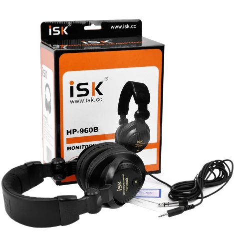 ISK HP 960B профессиональная гарнитура компьютера К песню наушники мониторинга
