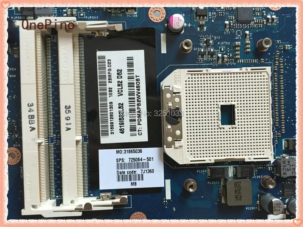 725064-001 725064-501 для envy M6 материнская плата ноутбука HP qcl51 la-8712p Материнские платы