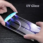 Ультратонкое жидкое закаленное стекло с полным клеем для Samsung Galaxy S10 S20 Plus Note 8 9 20, Ультрапрозрачная Защитная пленка для экрана 10 5G S10e