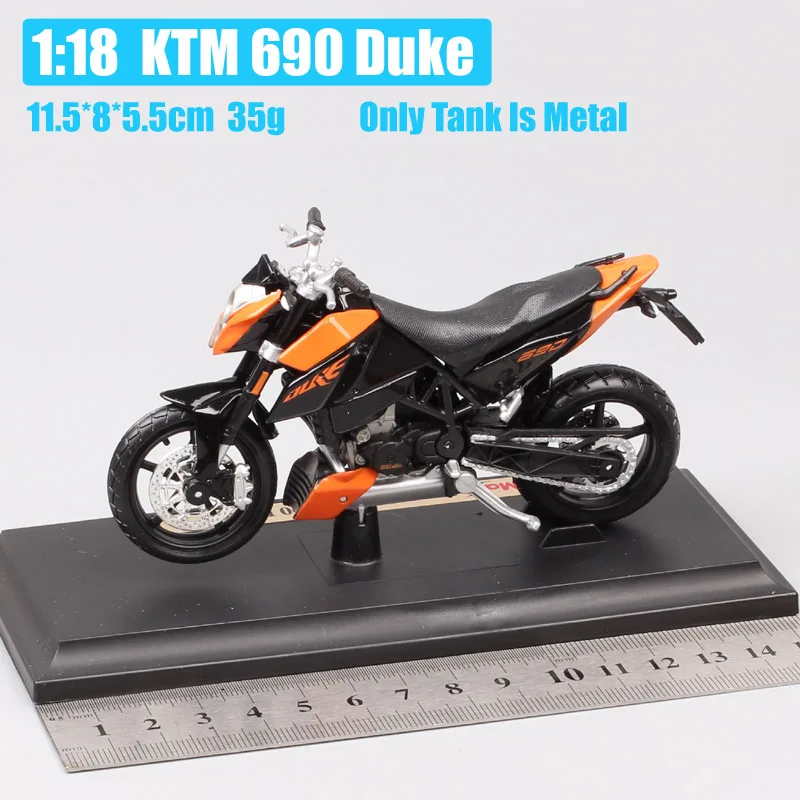 Maisto 1/18 KTM 690 duke III Enduro streetfighter Мини Масштаб мотоцикл мото автомобили литая модель игрушка гоночный велосипед реплики мальчик