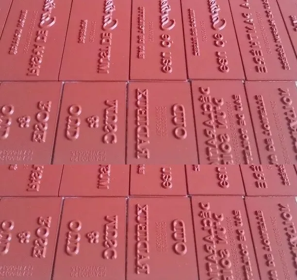 

Silicone Hot Stamping Plate Custom Design Mold Stamp Leather Plastic Bronzing
