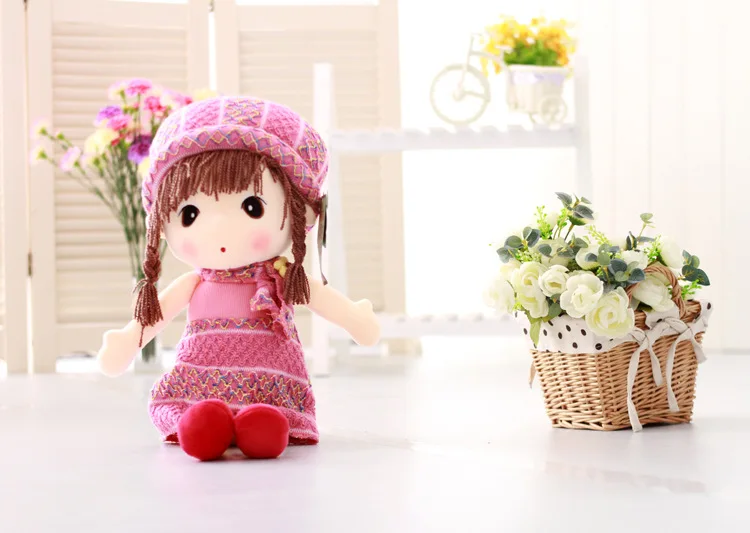 Мягкие игрушки плюшевый Пушистый Зимний свитер кукла мягкие детские игрушки для девочек Дети мальчики подарок на день рождения Kawaii красивые куклы для девочек
