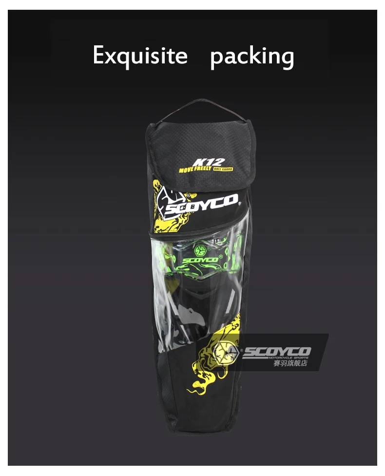 CE одобрение Scoyco K12 свободно перемещаться мото rcycle наколенники moto cross Racing наколенники MX moto наколенники оптом