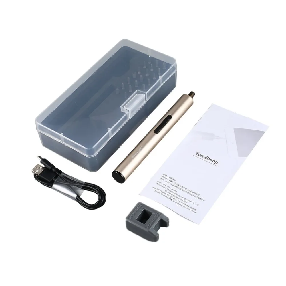 Комплект электрической аккумуляторной отвертки перезаряжаемая дрель