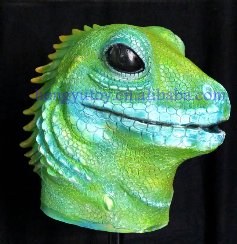 

Brand New Laex Green Lizard Mask NEW! Great For Parties! FUNNY!