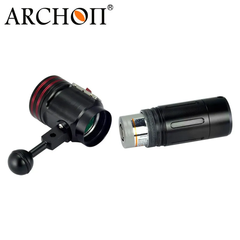 ARCHON W40VR D34VR 2600lm Подводный Видео фонарик для подводного плавания факел