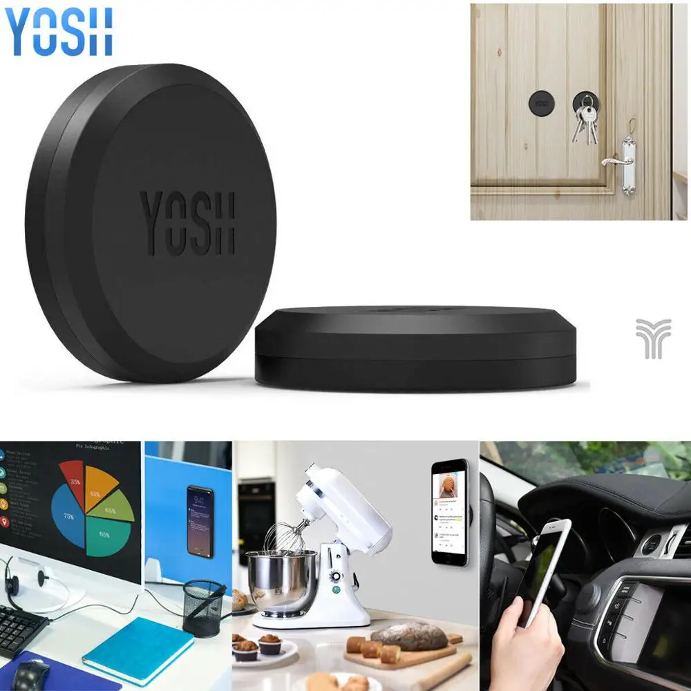 YOSH Универсальный мини магнитный автомобильный держатель для телефона [2