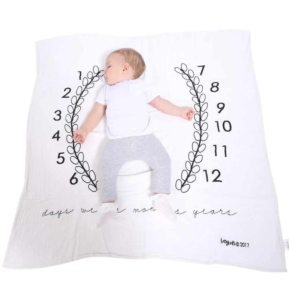 as the picture Обертывание для новорожденных; Доступно 4 узора; коврик для фотосъемки новорожденных; ежемесячный рост; детская обертывание; реквизит для фотосессии; Новинка года - Цвет: as the picture