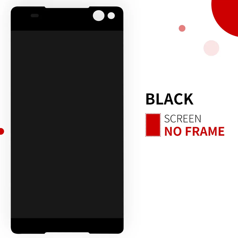 Тестированный 1920*1080 ЖК-дисплей для сенсорного экрана Sony Xperia C5 с ультра-рамкой E5506 E5533 E5563 E5553.